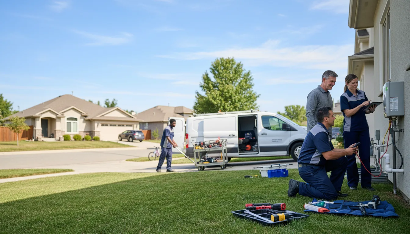 Tankless water heater service in Shawnee, KS